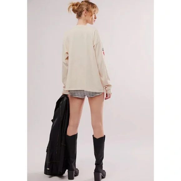 New Free People Daydreamer Sun Records X Elvis King Tee Size Small - Picture 2 of 10